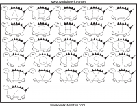 Letter Tracing - 1 Worksheet