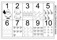 Picture Number Chart 1-10