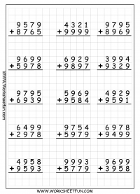 addition regrouping