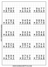addition regrouping