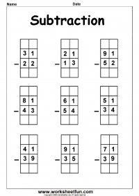 subtraction regrouping