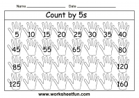 count by 5s