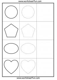 preschool shape worksheet