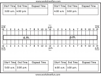 Elapsed Time Worksheet