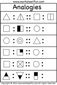 Picture Analogies - 1 Worksheet