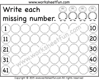 missing numbers