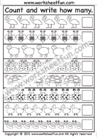 counting worksheets