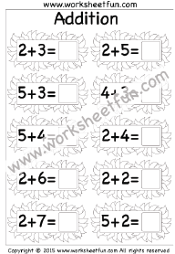 addition worksheets