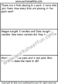 addition word problems