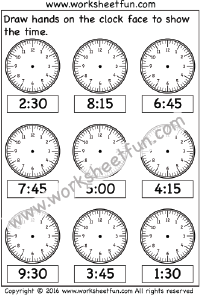 telling time