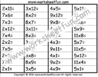 Multiplication Worksheet