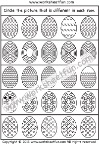 easter worksheets
