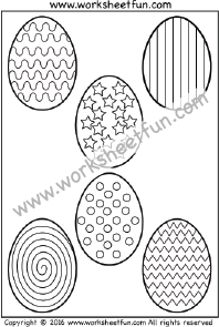 easter eggs coloring