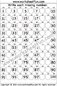 Missing Numbers 1-100