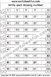 Missing Numbers 1-100