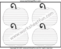 Printable Pumpkin Writing Paper