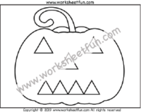 Pumpkin Coloring Worksheet
