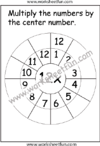 12 Times Table Worksheet