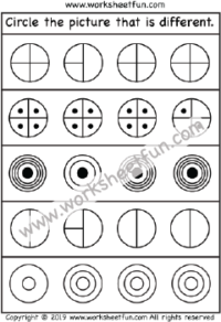Same and Different - 1 Worksheet