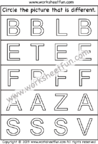 Same and Different - 1 Worksheet