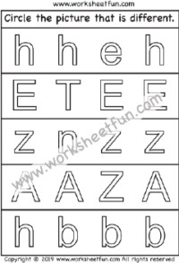 Same and Different - 1 Worksheet
