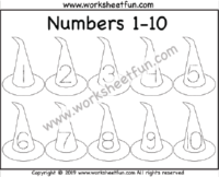 Halloween Number Tracing
