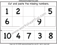Cut and Paste Worksheet