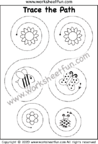 Spiral Tracing Worksheet