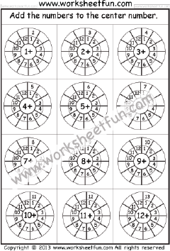 Addition Worksheets