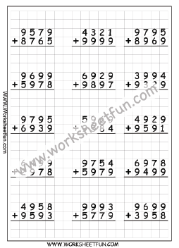 Addition Worksheets