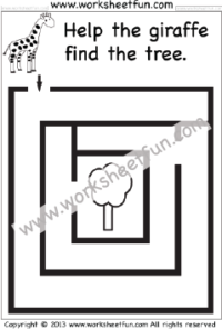 Maze Worksheets