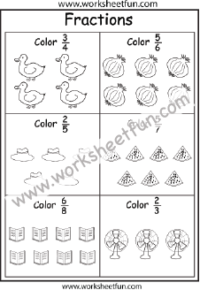 Fraction Worksheets