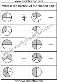 Fraction Worksheets