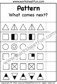 Shape Pattern Worksheet