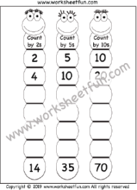 Skip Counting Worksheet